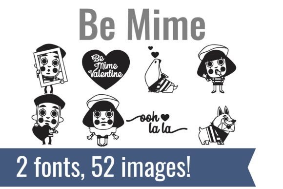 Be Mime Dingbats: A Whimsical Design Tool
