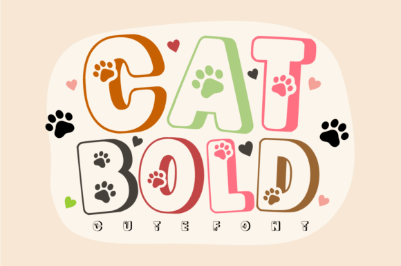 Cat Bold – The Ultimate Meow-nificent Display Font for Playful Design
