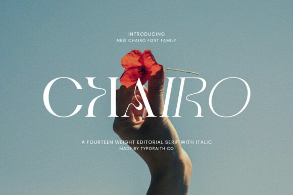 Chairo Family: A Refined Serif for Timeless Design