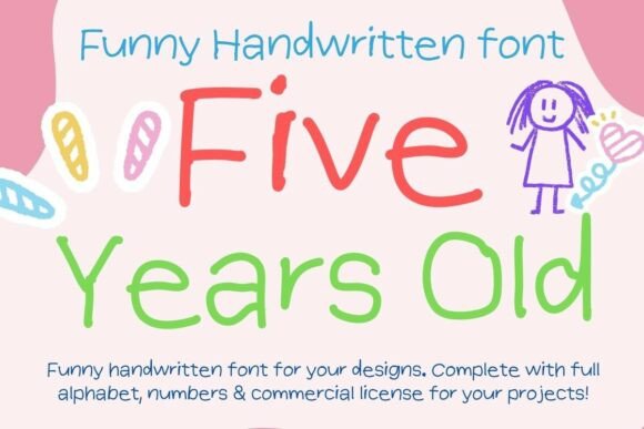 Five Years Old: A Playful Font for Bold Creators