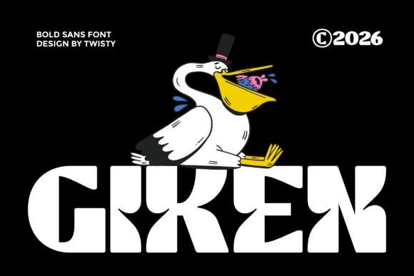 Giken: A Bold, Modern Font for Impactful Design