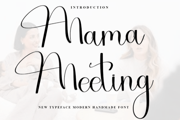 Mama Meeting: A Warm and Playful Font for Creative Expression