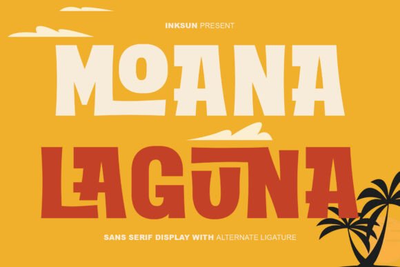 Moana Laguna: A Bold Font for Tropical Vibes