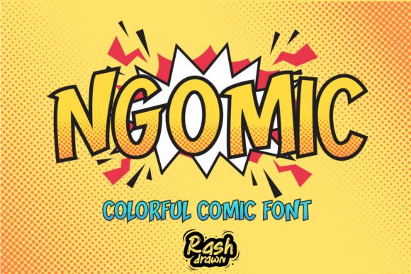 Ngomic – Vibrant Colorful Comic Font