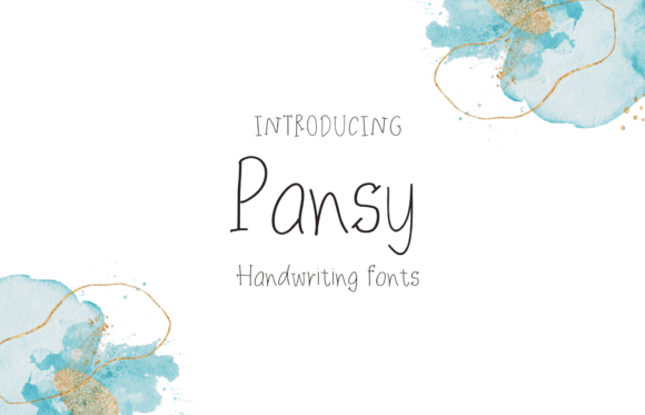 Pansy: A Sweet and Stylish Handwritten Font for Every Project