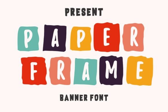 Paper Frame: A Playful and Versatile Decorative Font