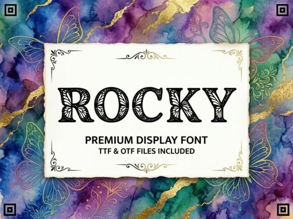 Rocky: A Bold Typeface for Eye-Catching Design